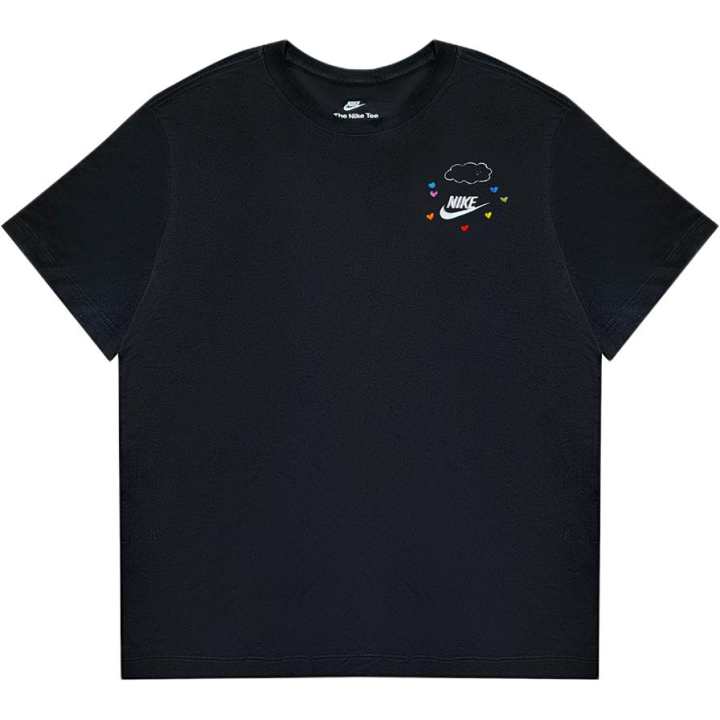 Nike Nike T Shirts Unisex Black Crew Neck Moderate Straight Fit
