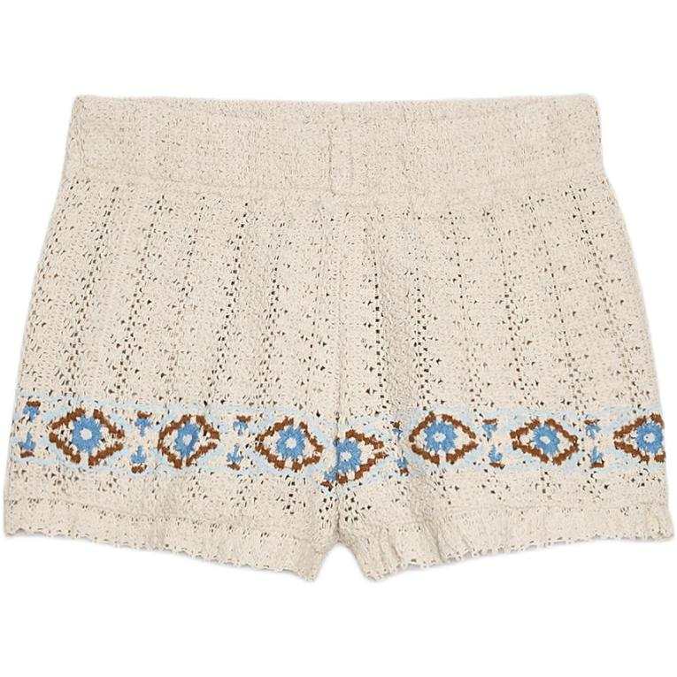ZARA Casual Shorts Women's White Moderate