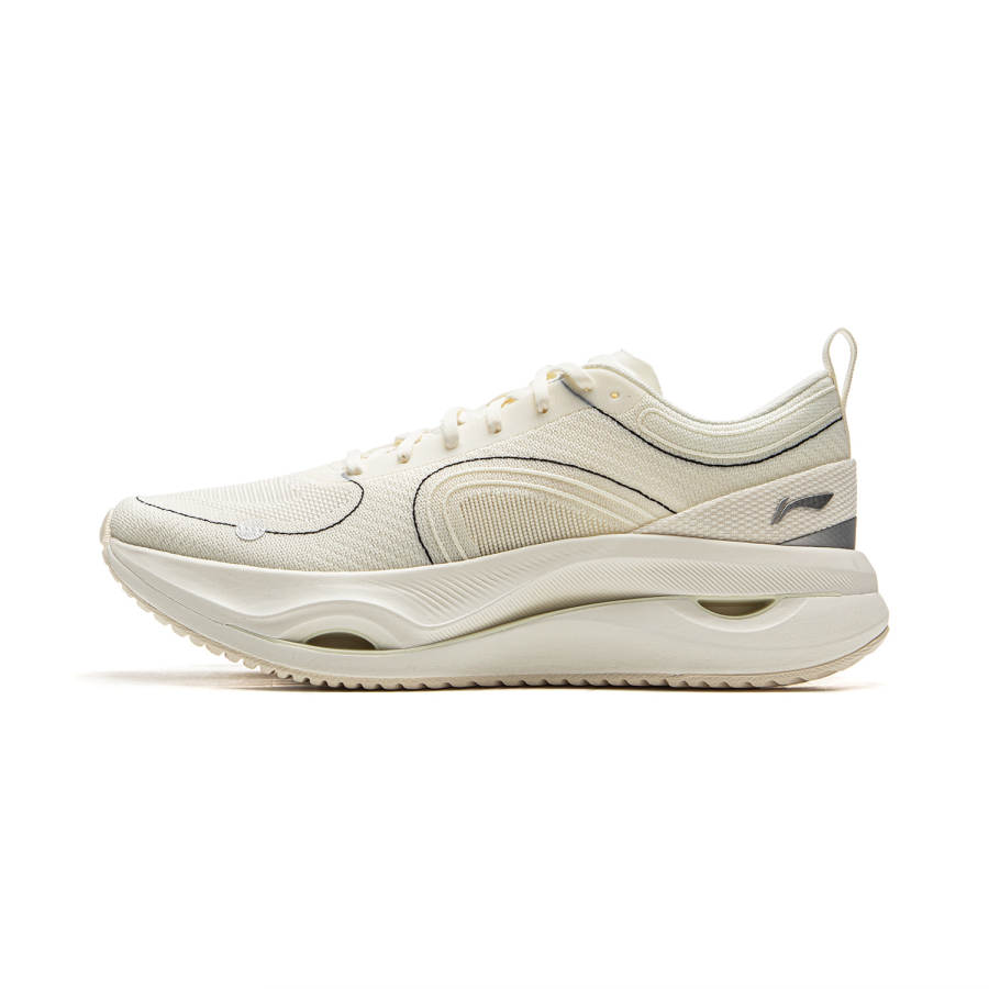 Li-Ning Li Ning Low top Casual Running Shoes Women's Beige