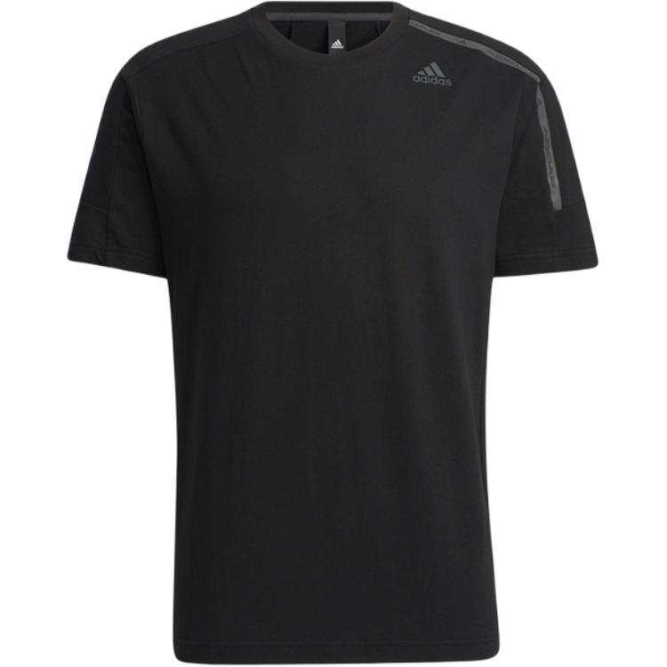 Adidas Adidas T Shirts Men's Black V Neck Moderate