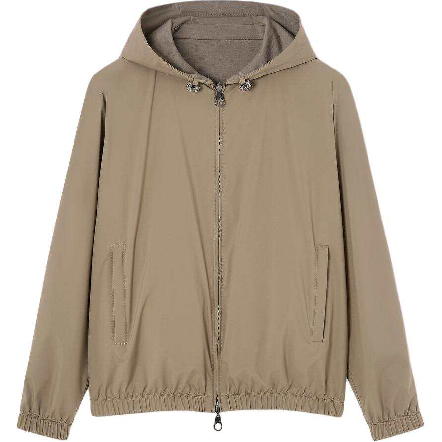 Loro Piana hooded zip-fastening jacket