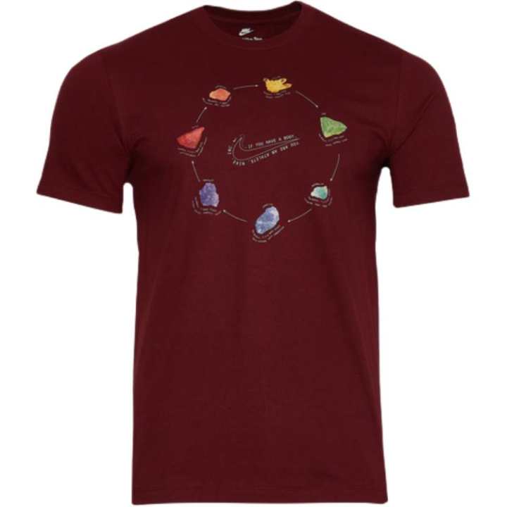Nike Nike T Shirts Men's Red Crew Neck