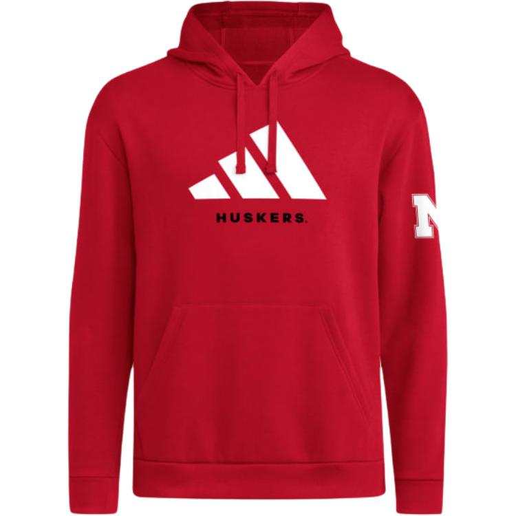 Adidas Adidas Free Shipping With AdiClub Nebraska Cornhuskers Adi Dna Fleece Hoodie