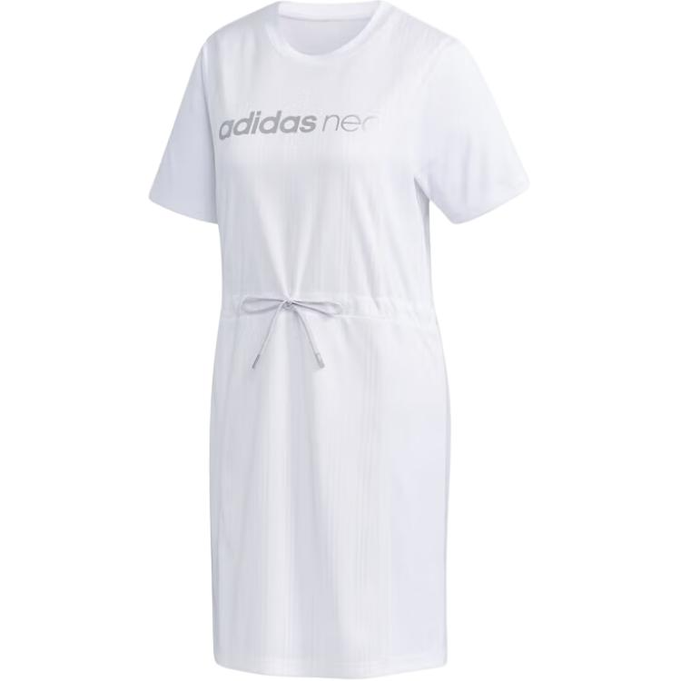 Adidas Neo Adidas Short Sleeved Dress Women's White