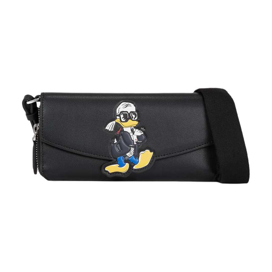 Karl Lagerfeld / Karl Lagerfeld Jeans x Disney Donald Duck-appliqué crossbody bag