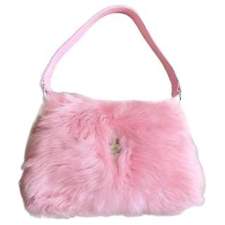 Chrome Hearts Plush Chicken Nugget Bag Fuzzy Shoulder Bag, Handbag Women's Pink