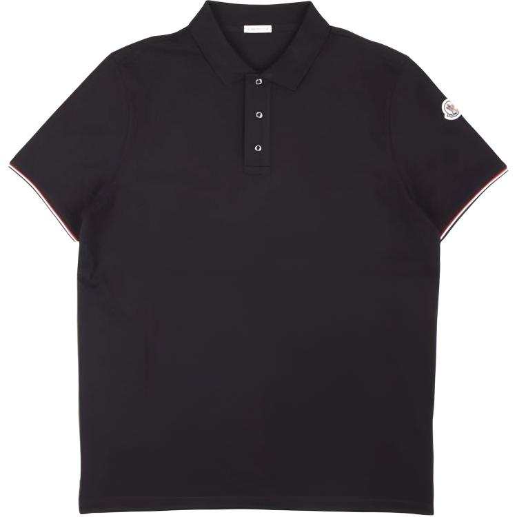 Moncler FW22 Polo Shirt Men's Black