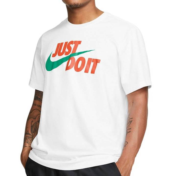 Nike Nike T Shirts Men's White Crew Neck Moderate