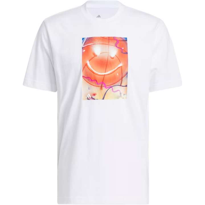 Adidas Adidas Free Shipping With AdiClub Basketball Is Happiness Graphic Tee