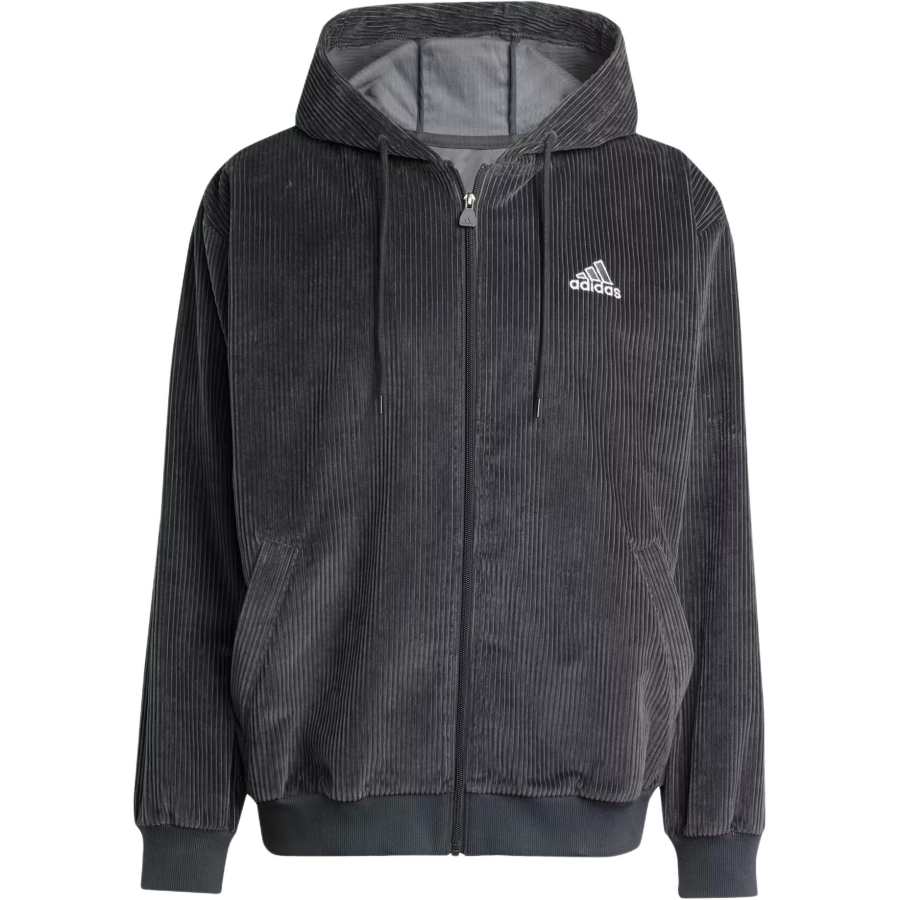 Adidas Adidas Clothing Sweatshirts Men's Carbon Gray Hooded Moderate
