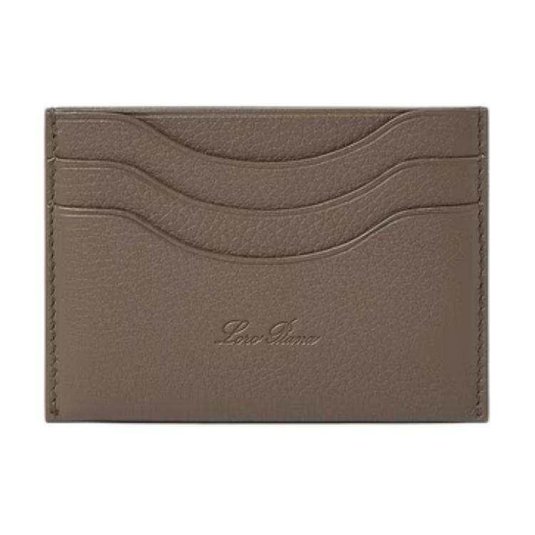 Loro Piana Extra Calfskin Card Holder Men's Clay