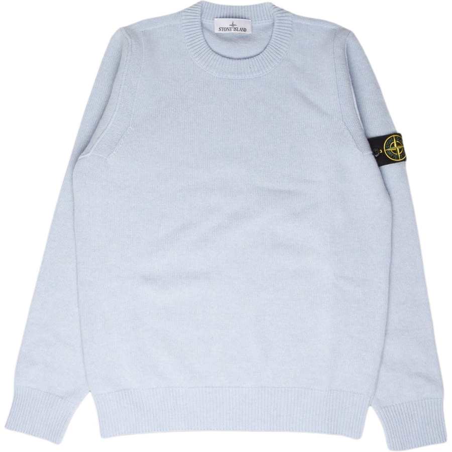 STONE ISLAND Logo Patch Crewneck Jumper