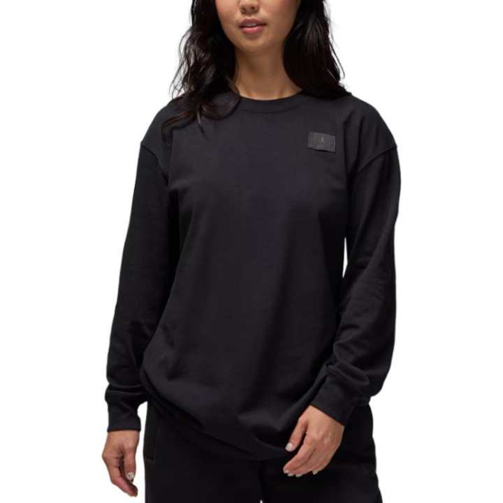 Jordan Jordan Apparel T Shirts Women's Black Crew Neck