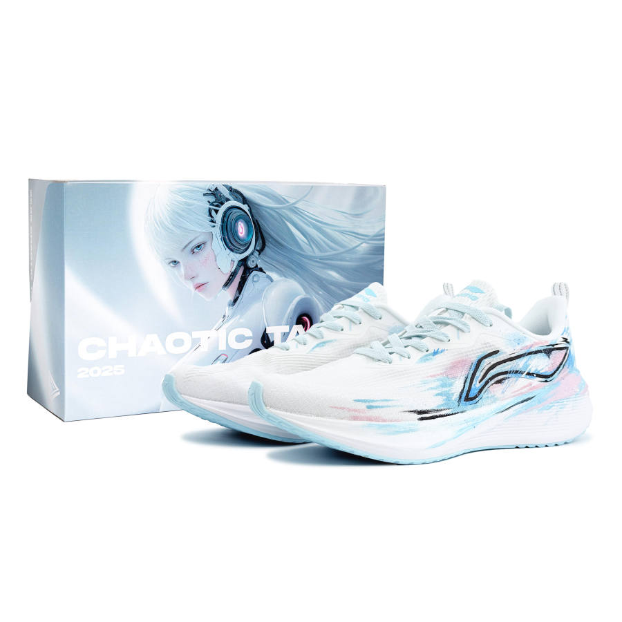 Li-Ning Li Ning Wuyue Cushioning Breathable Low top Casual Running Shoes Men's Light Blue