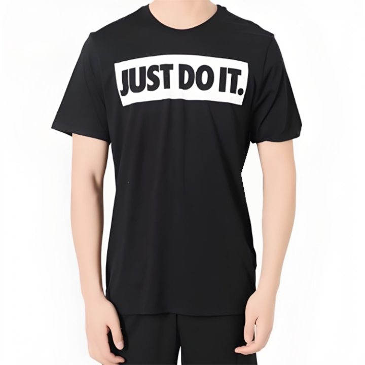 Nike Nike T Shirts Men's Black Crew Neck Moderate