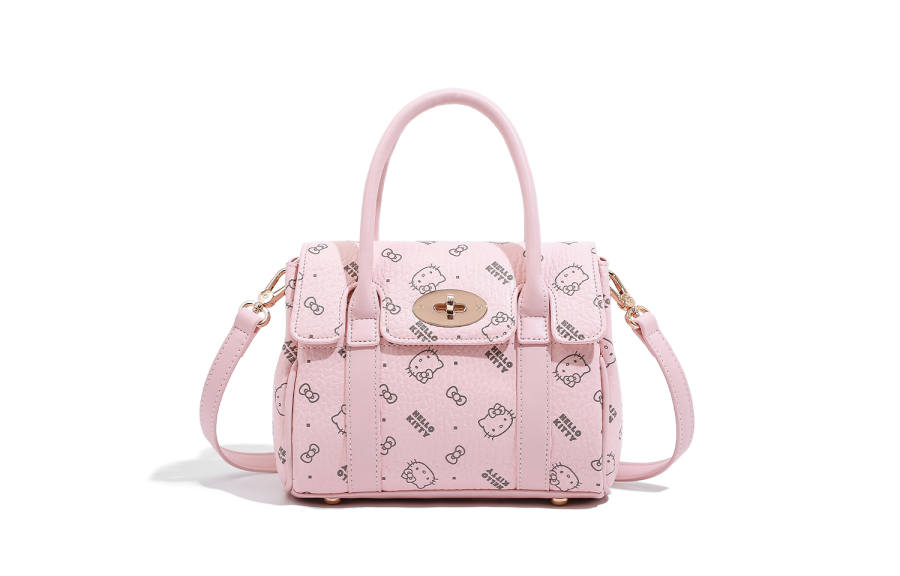 Sanrio Hello Kitty Pu Handbag Regular Women's Pink