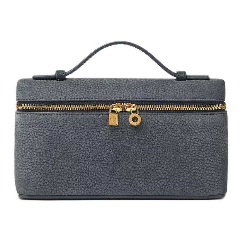 Loro Piana ExtraPocket Calfskin Lunch Bag Handbag Women's Blue Green