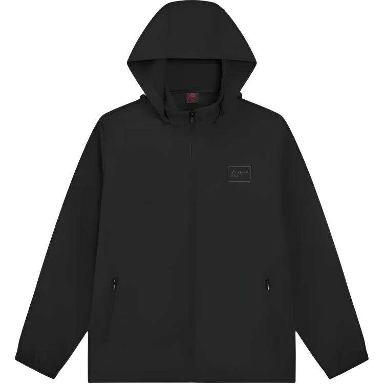 PEAK Trench Coats Men's Black Hooded Moderate Other