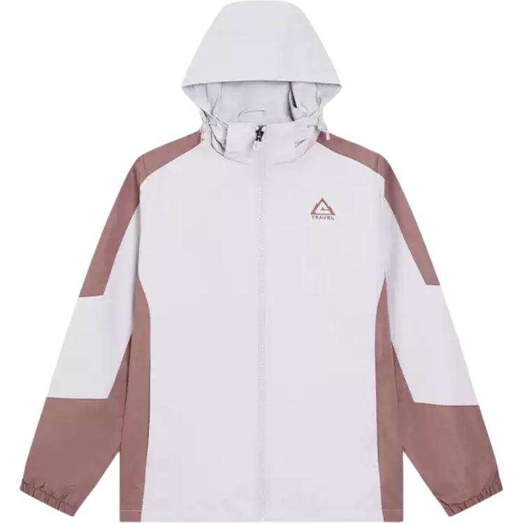 PEAK Trench Coats Women's Silver Gray Purple Hooded Moderate Other