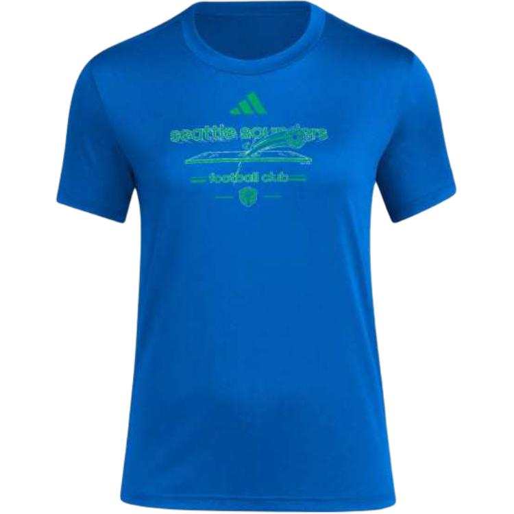 Adidas Adidas Free Shipping With AdiClub Seattle Sounders Fc Short Sleeve Tee
