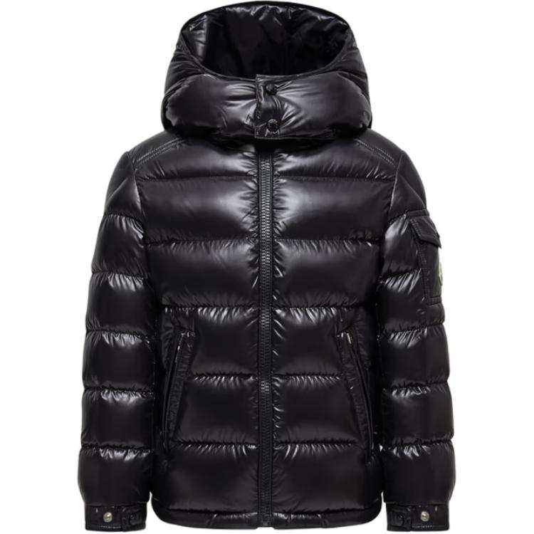 Moncler Maya Series New Moncler Hooded Down Jacket Down Jacket Children Aged 3 7 Years Old Black