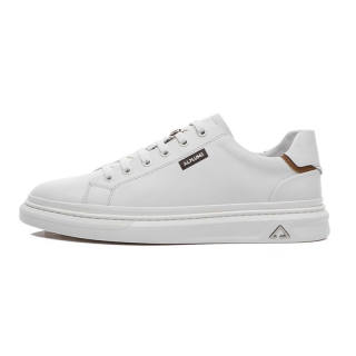 ALPLUME Top Grain Cow Leather Breathable Low top Skateboard Shoes Men's White