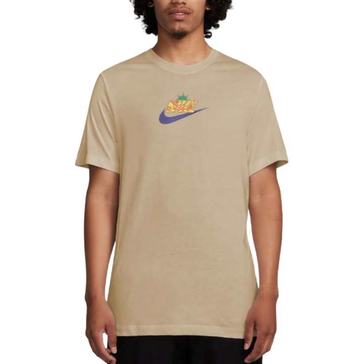 Nike Nike Clothing T Shirts Men's Brown Crew Neck