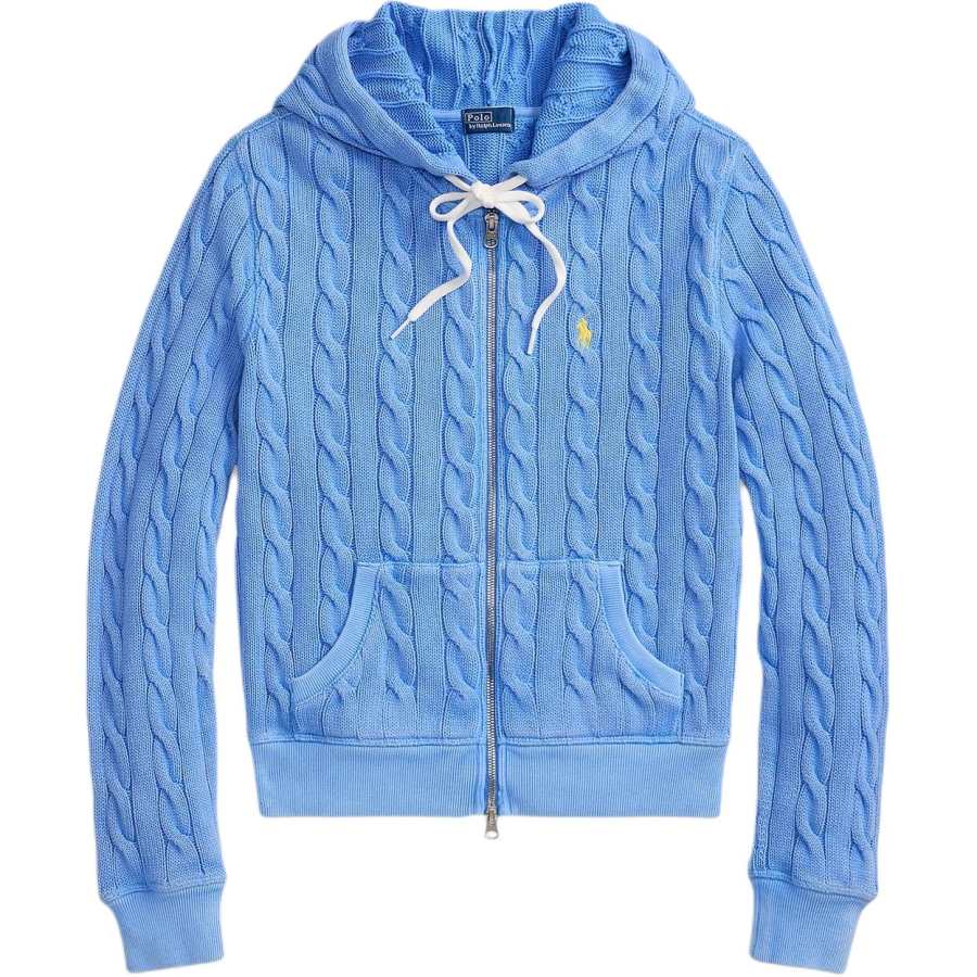 Polo Ralph Lauren cable-knit cotton hoodie