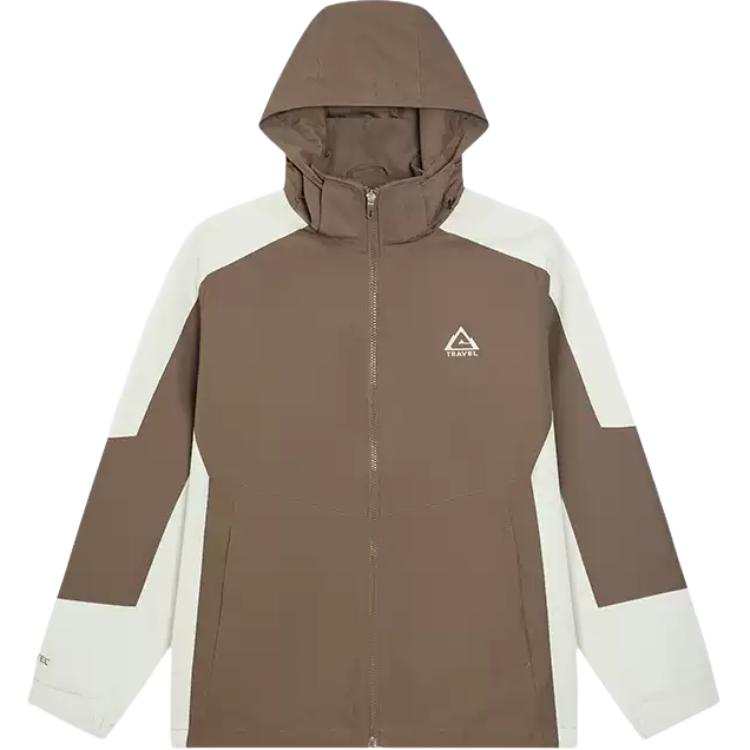PEAK Trench Coats Men's Charcoal Gray Brown Hooded Moderate Other