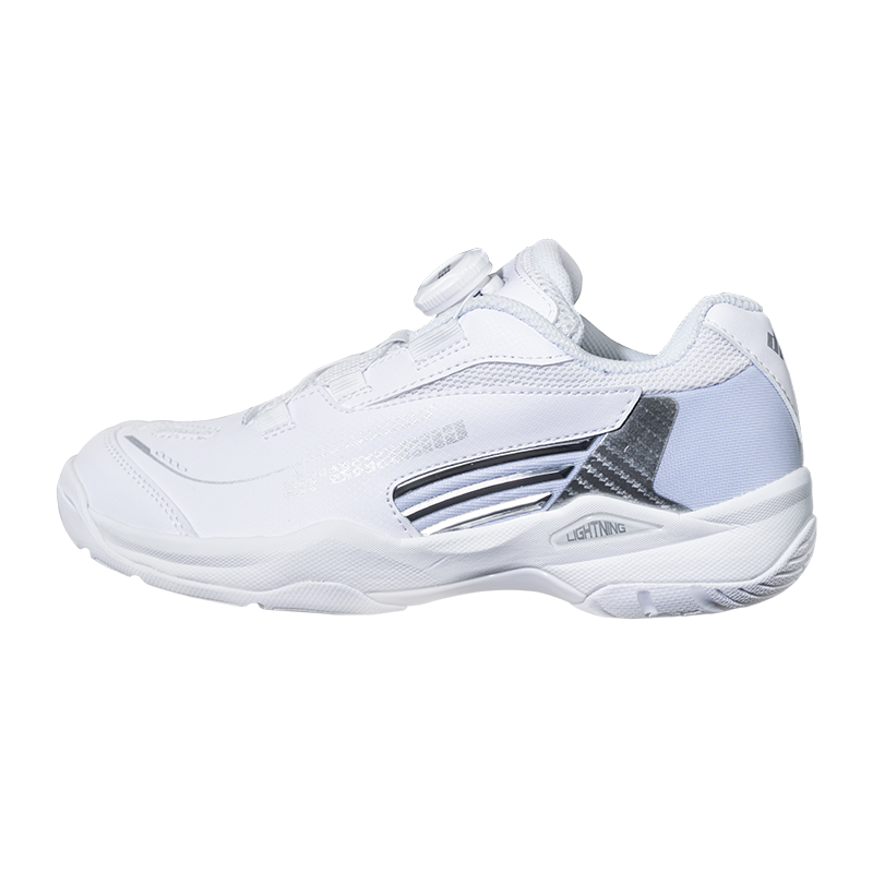 DRACAENA Cushioning Abrasion Resistant Breathable Low top Badminton Shoes Unisex Defeat Army White