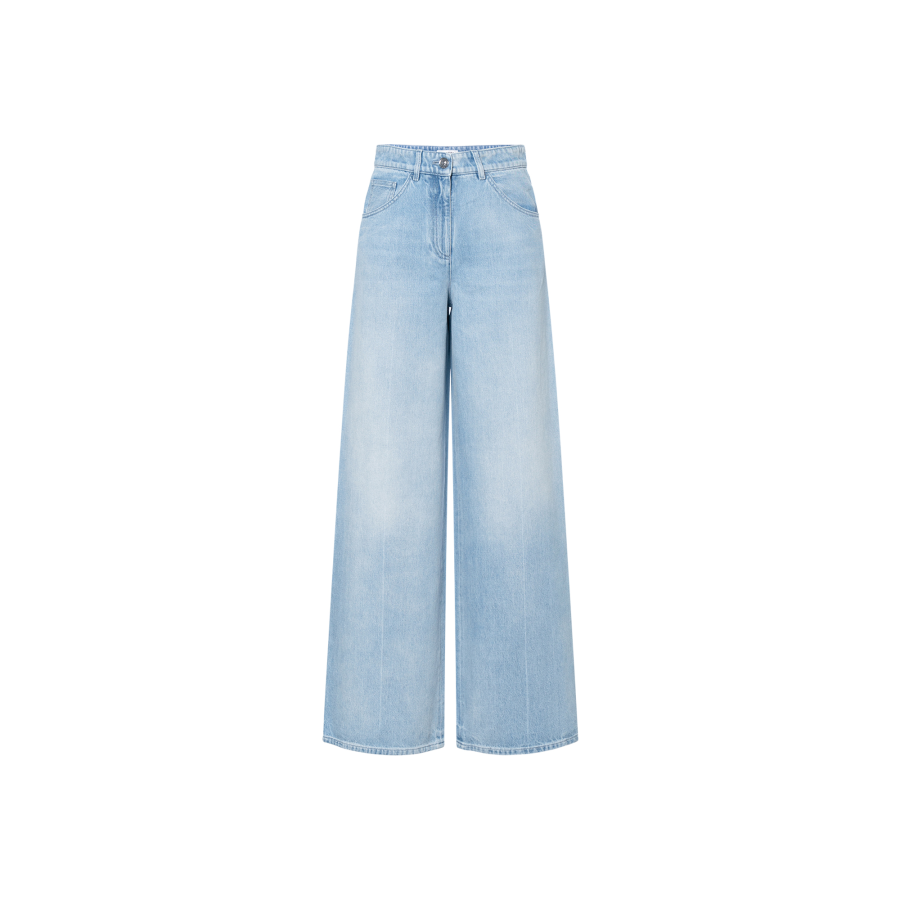 CHANEL Jeans Women's Blue Moderate Other
