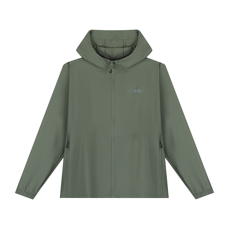 361° Trench Coats Men's Jasper Moss Green Hooded Moderate
