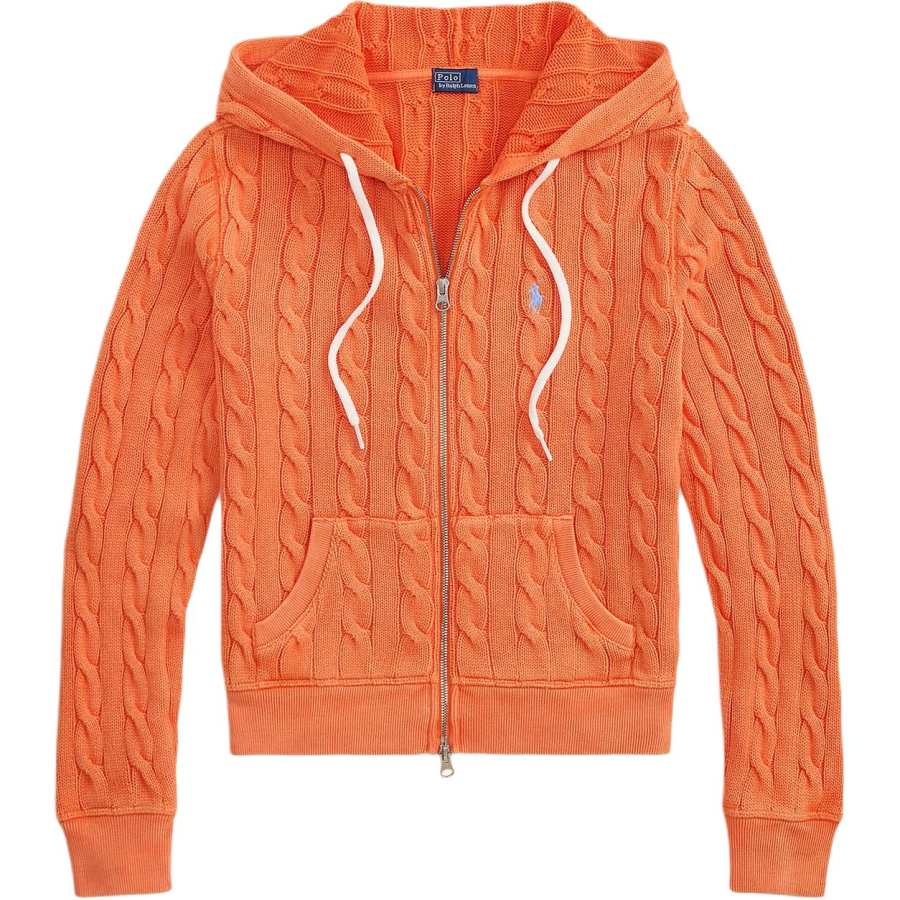 Polo Ralph Lauren cable-knit hooded cardigan