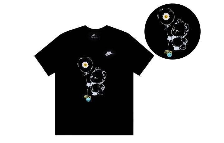 Nike Nike T Shirts Unisex Black Crew Neck Moderate Straight Fit