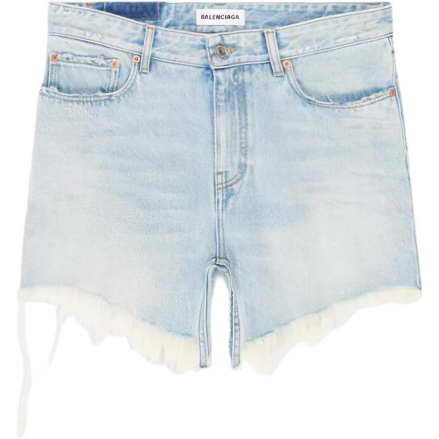 Balenciaga SS22 Denim Short Skirts Women's Blue
