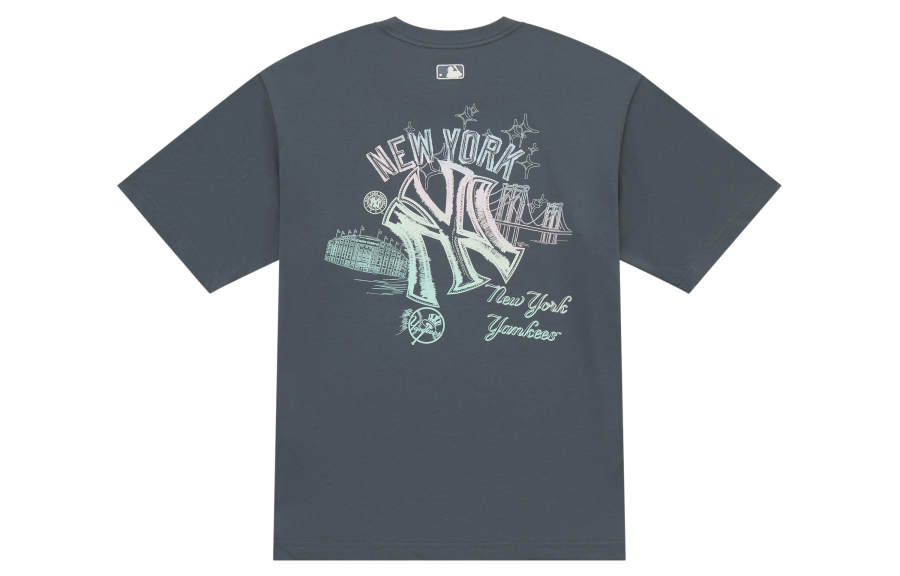 MLB MLB New York Yankees Basic Collection SS25 T Shirt Unisex Dark Gray