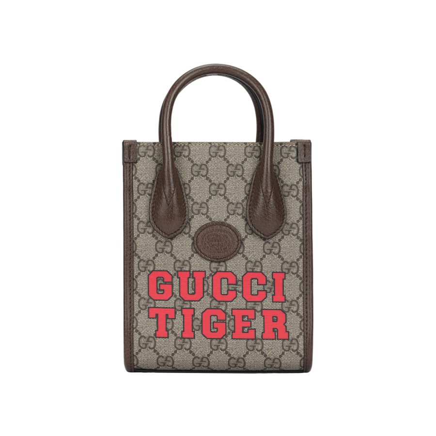 GUCCI GUCCI Leather Handbag Mini Men's Brown
