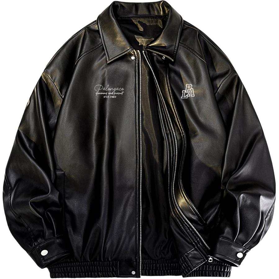 PAL ONGACO Leather Jacket Unisex