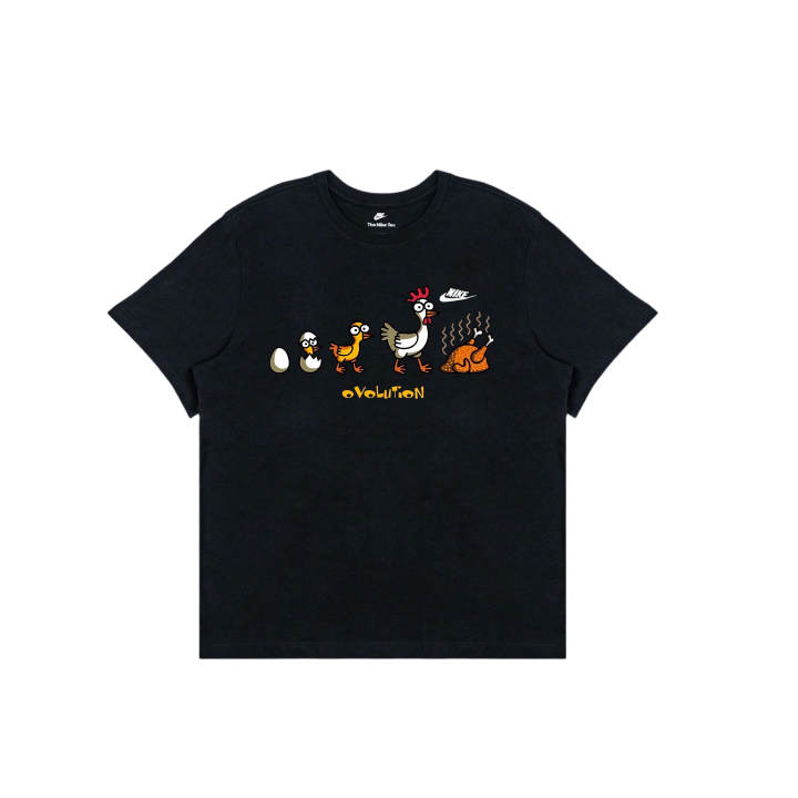 Nike Nike T Shirts Men's Black Crew Neck Moderate