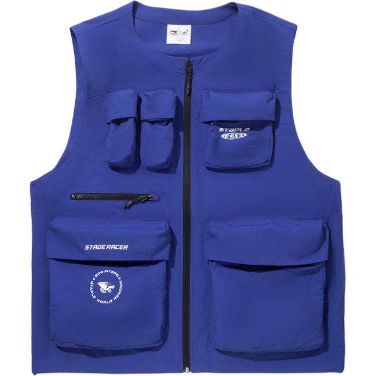 Li-Ning Li Ning STAPLE Collaboration Collection Single Vest Men's Dark Royal Blue