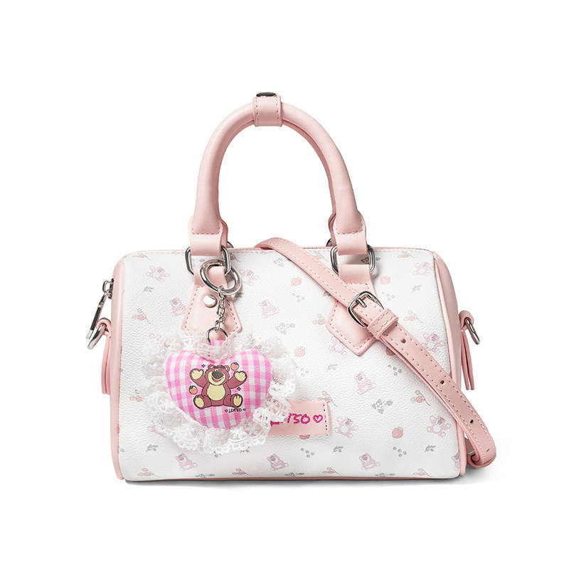 Disney PVC Crossbody One Shoulder Handbag Women's Pink