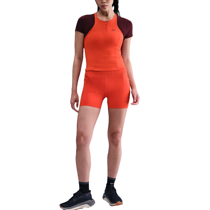 Nike Nike Yoga Tank Tops Women's Orange Red Moderate Other