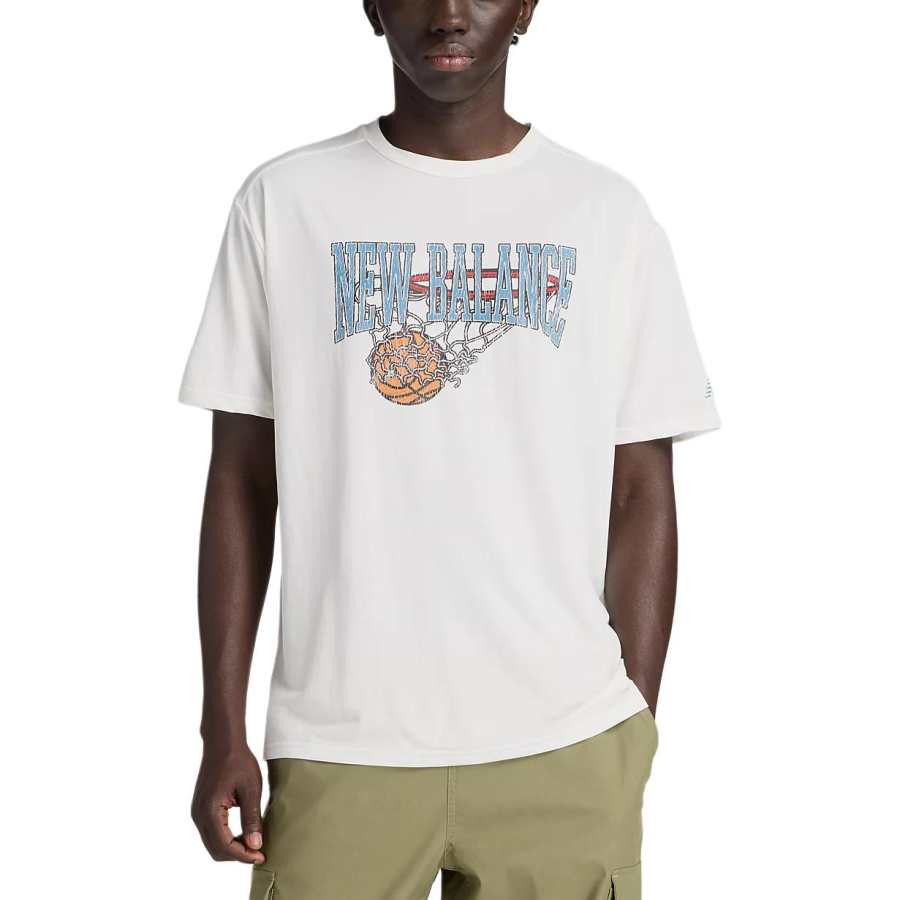 New Balance New Balance SS25 Hoops Wordmark T Shirt Men's