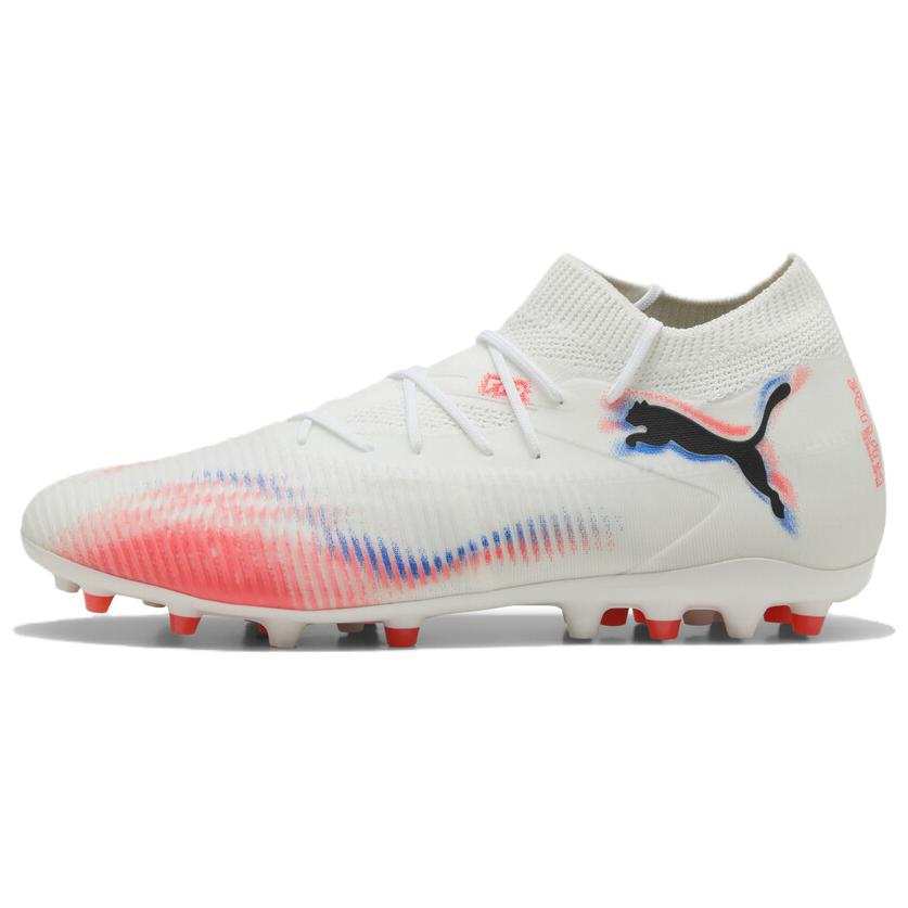 PUMA FUTURE 8 MATCH Classic And Versatile Fabric Soccer Shoes Unisex White