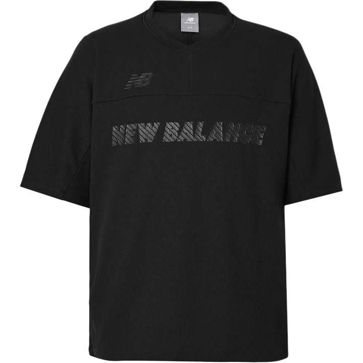 New Balance New Balance T Shirts Men's Black V Neck Moderate