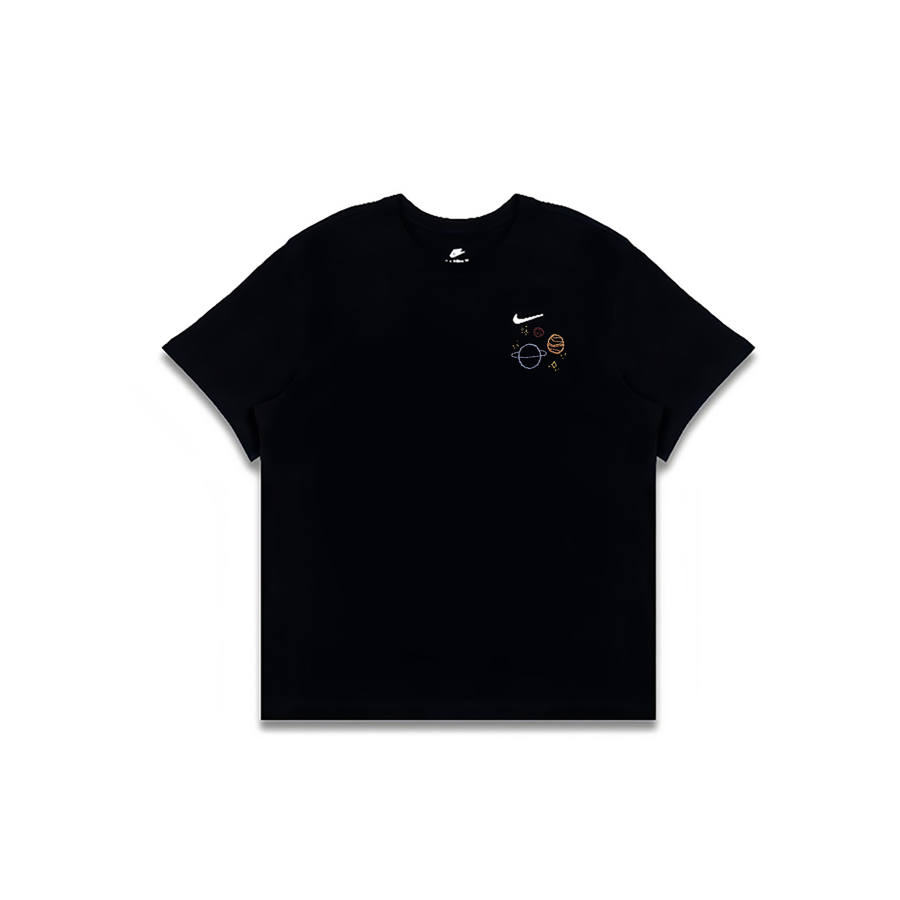 Nike Nike Dri Fit T Shirts Men's Black Crew Neck Moderate Straight Fit
