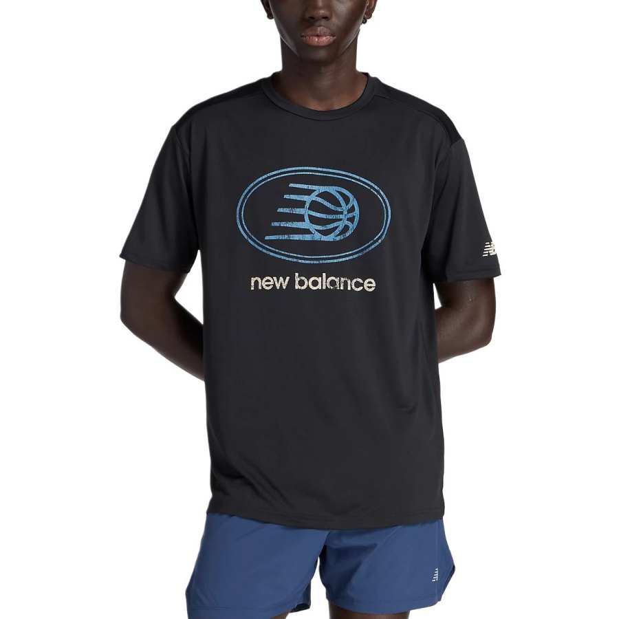 New Balance New Balance Hoops Logo T Shirt Men's