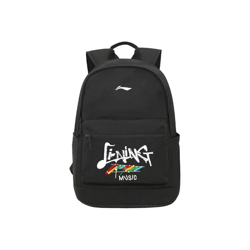 Li-Ning Li Ning Polyester Backpack Unisex Black