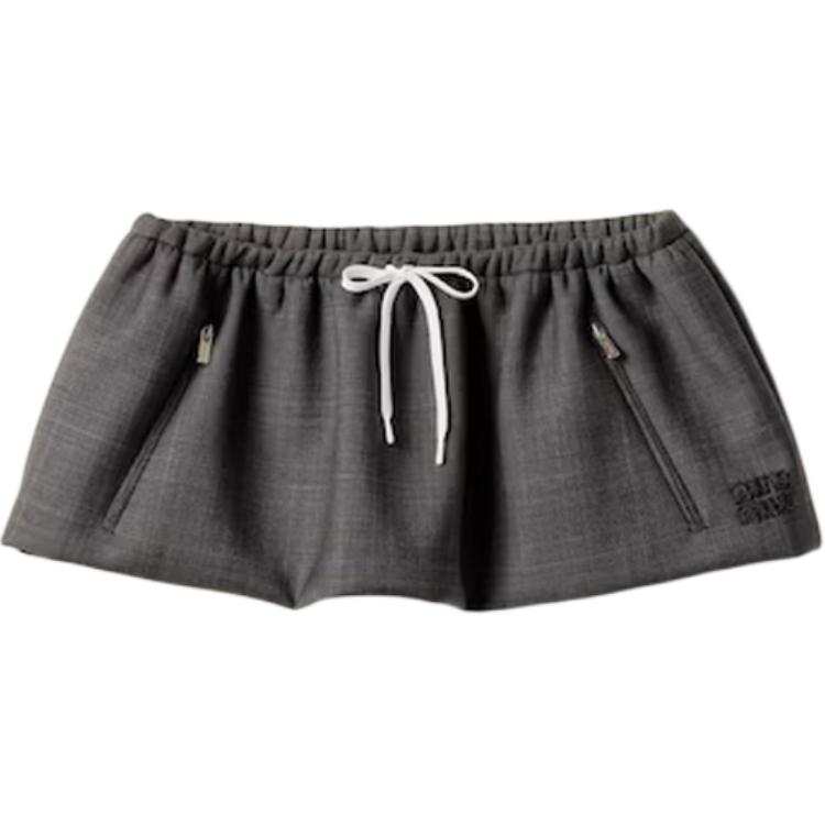 Miu Miu Prince Of Wales check mini skirt