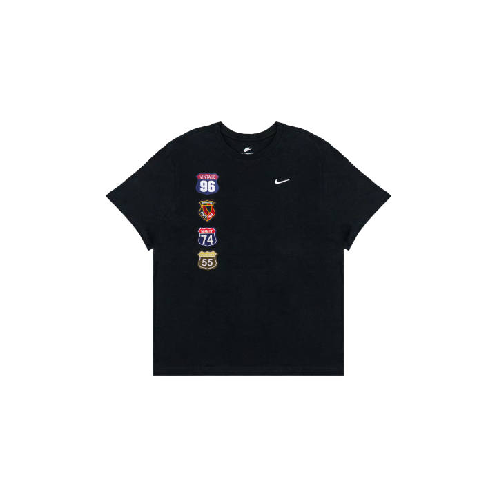 Nike Nike Sportswear T Shirts Men's Black Crew Neck Straight Fit